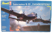 Revell 1:72 Scale Avro Lancaster B.III "DAMBUSTERS"  Model Kit 04295 Open Box.