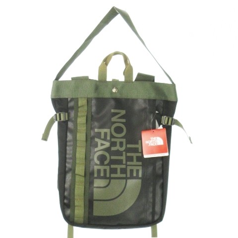 The North Face Fuse Box Convertible Tote Backpack in Black Nylon With Logo