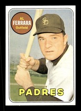 1969 Topps #452a Al Ferrara
