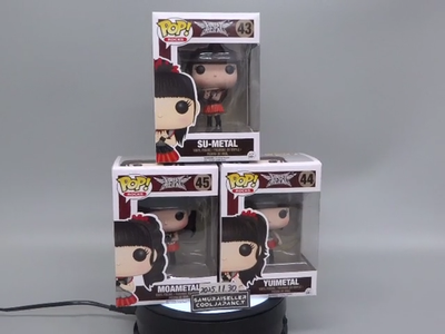 FUNKO POP! ROCKS BABYMETAL SU #43 YUI #44 MOA #45 SET OF 3 Vinyl