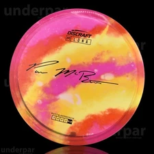 Discraft Paul McBeth Fly Dye Z Luna Disc Golf Disc UnderPar