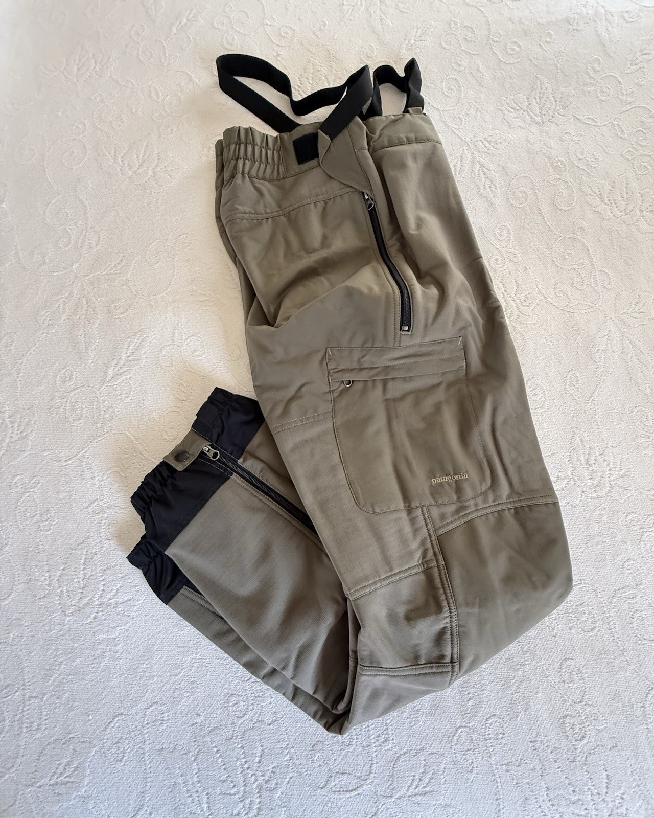 Patagonia 2005 Mixmaster Pants MARS Special 38R SOF SEAL Fleece Lined Soft Shell