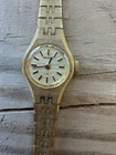 Seiko Women’s Mechanical 820704 Vintage Watch Gold Tone Running