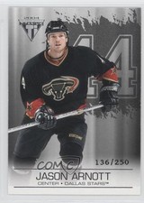 2003 Pacific Private Stock Titanium Retail Jersey Number /250 Jason Arnott a3q