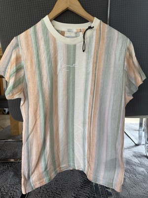 Karl Kani, T-Shirt, Damen in S. 100 % Baumwolle, neu gestreift.