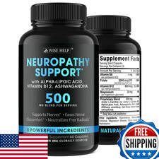 Neuropathy Support Nerve Discomfort Relief - USA Made - Antioxidant Formula