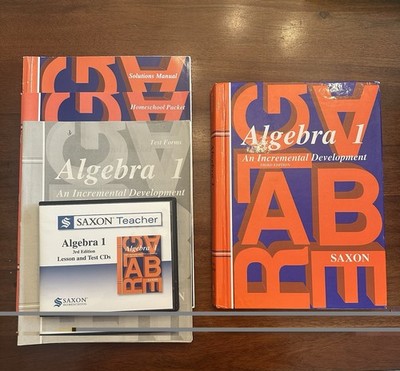 Saxon Algebra 1: An Incremental Development 3rd Ed Teacher's Paperback + CD