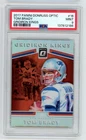 2017 Donruss Optic TOM BRADY 16 Silver Prizm Holo PSA 9 MINT Gridiron Kings H467