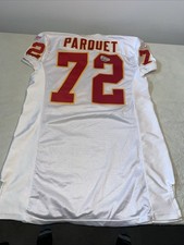 Game Used Jeremy Parquet Kansas City Chiefs Jersey 2005 Reebok NFL 2005 White