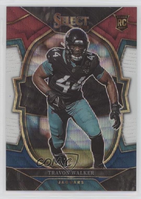 2022 Panini Select Concourse Tri-Color Prizm 10/249 Travon Walker #42 1sd2