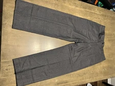 LL BEAN Women’s 34W 100% Wool Trouser Pants