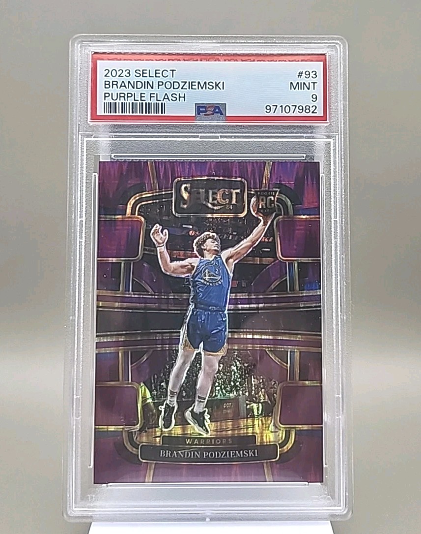 BRANDIN PODZIEMSKI 2023-24 Panini Select #93 Purple Flash RC 40/175
