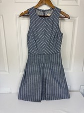 J. Crew Factory Chevron Striped Fit and Flare Dress size 2
