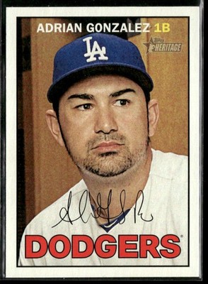 2016 Topps Heritage #38 Adrian Gonzalez 2A