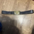 Civil War Buckle - Belt Plate Numbered 141 With 32” Belt