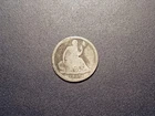 Circulated 1837-P No Stars Seated Liberty Half Dime