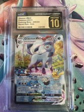 2021 Pokemon Evolving Skies #209 Glaceon VMAX CGC Pristine 10 4149111002 Graded