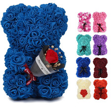 Artificial Rose Teddy Bear Gift for Her Mother's Day, Birthday, Anniversary gift