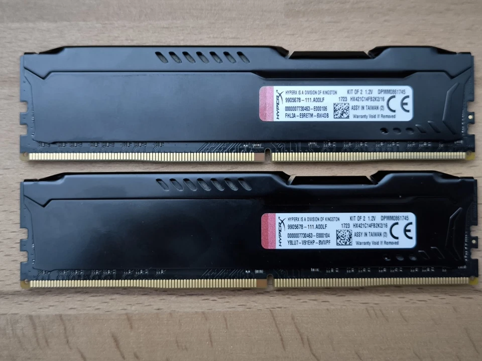 RAM DDR4 16GB (2x8GB) HyperX FURY 2133MHz CL14 per PC Desktop – Kit Dual Channel - Immagine 2 di 3