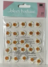 Jolee’s Boutique Daisies Repeats 25pc 2011 EK Success Stickers Scrapbook Flowers