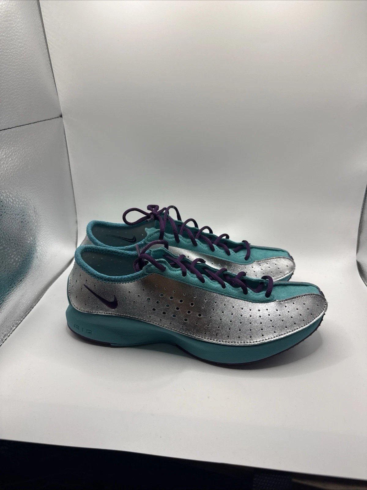 SIZE 9 - NEW Nike Wmns Air Superfly 'Metallic Silver Cabana' IB5824 002 GRAPE