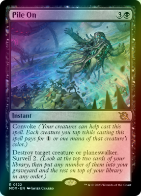 Pile On FOIL, March of the Machine, MTG MOM NM/M | eBay