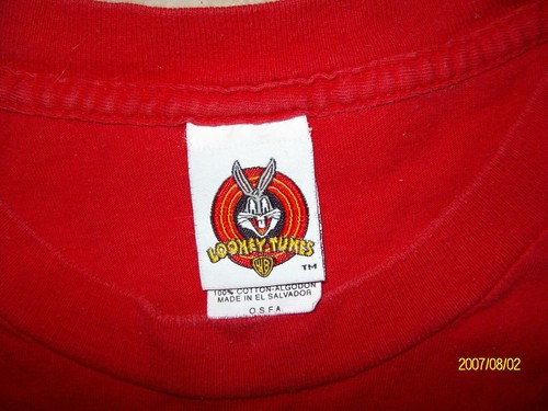 Tweety Bird Looney Tunes 90s Christmas One Size Night Shirt Bird 1998 Y2K - Picture 5 of 7