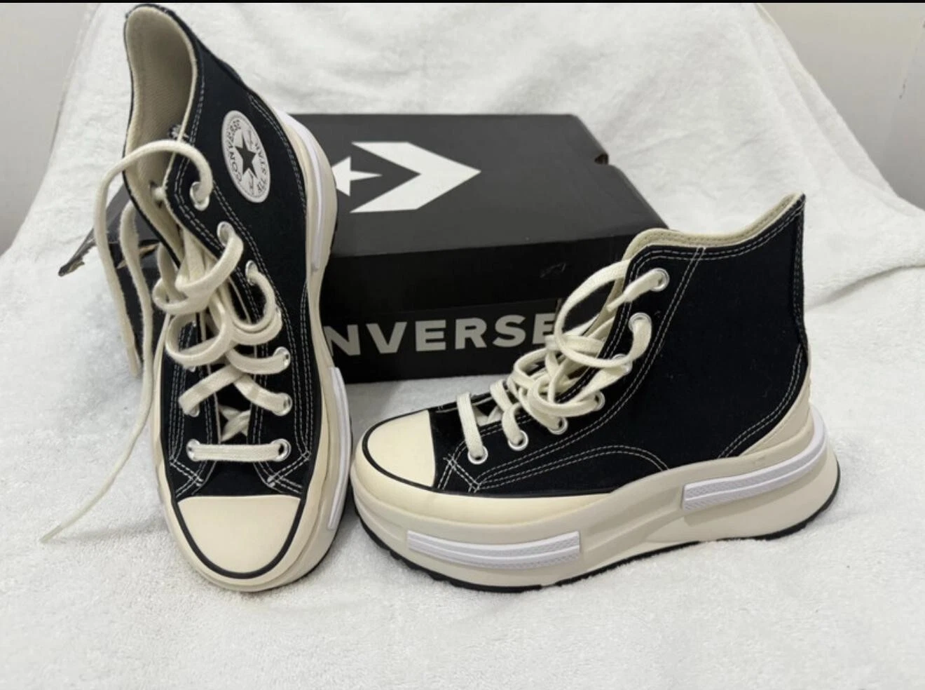 Converse Run Star Legacy CX Future Comfort Nero Egret Bianco