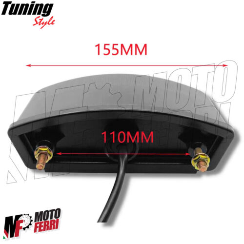 MF7555 Fanale Stop LED Luce Targa Fumè per Malaguti F12 Phantom 1994 / 2006 - Foto 5 di 6