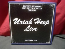 Uriah Heep -  Live  Double Play  7 1/2 IPS Reel to Reel Tape Tested Sounds Great