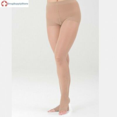 Mediven Sheer & Soft Women's OPEN TOE Pantyhose 30-40 mmHg Compression
