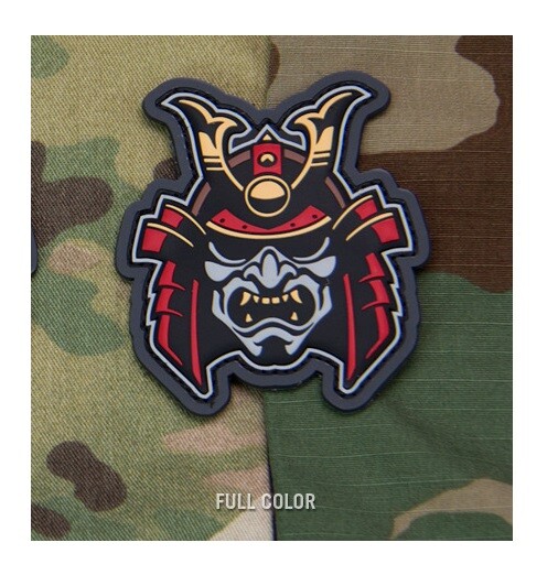 Patch PVC Testa Di Samurai Milspec Monkey MSM – Nuovo, Morale Patch – Scegli Il Colore!