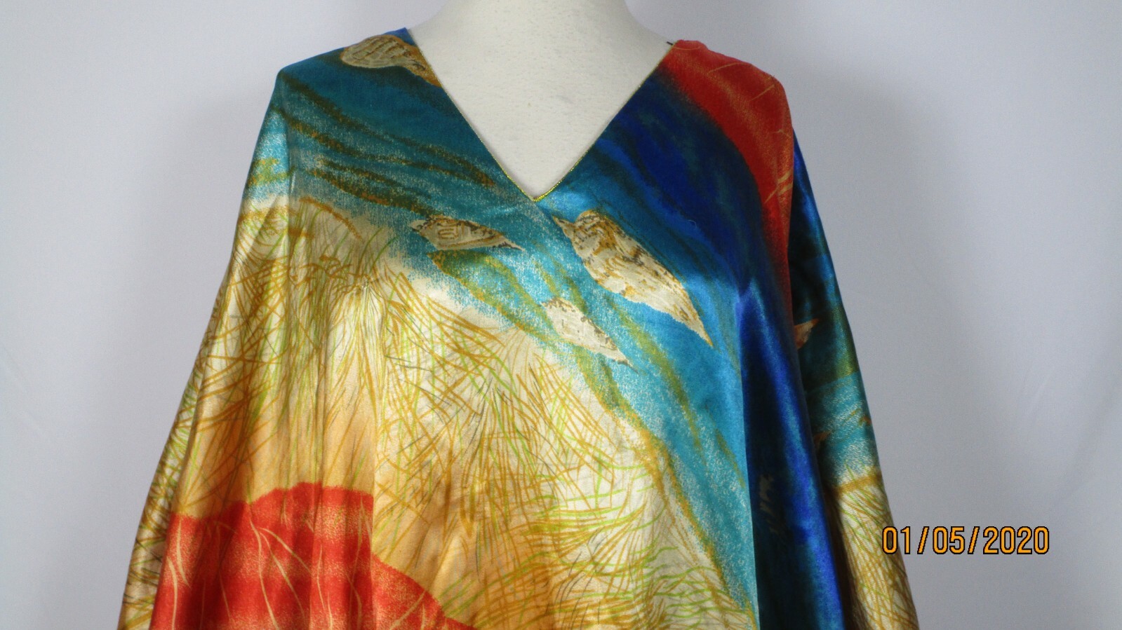 Winlar Bright Satin Caftan Kaftan One 
