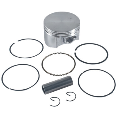 70mm Flat Top Piston Kit For Predator 212cc .550 Bore Mini Bike Go Kart Racing