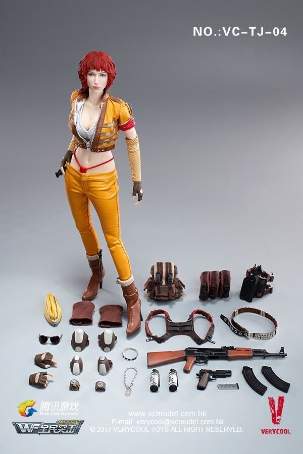 1/6 VERYCOOL VC-TJ-04 Wefire Female Mercenary Heart King Action 
