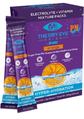 Orange SleepAid NightTimeDrink w/Anti-inflammatory & Electrolytes 20ct