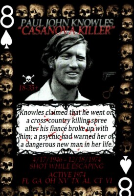 Casanova Killer, Killer Card Playing/Trading Card
