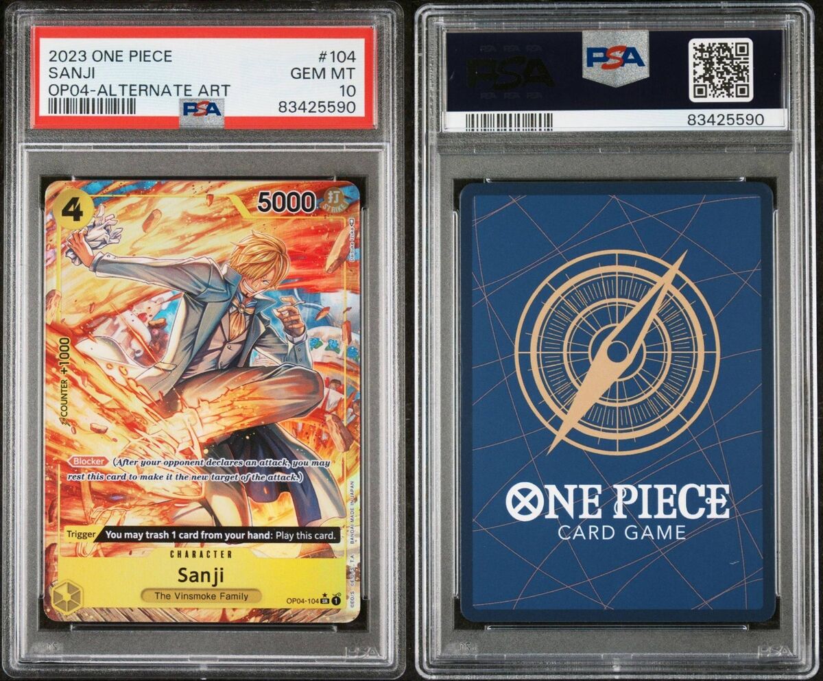 PSA 10 GEM MINT One Piece Card Game Kingdom of Intrigue PSA 10 GEM MINT One Piece Card Game Kingdom of Intrigue