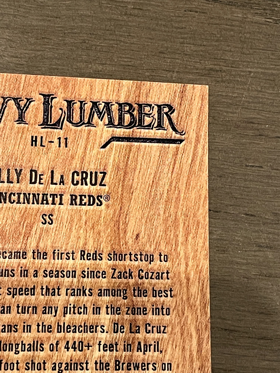 2025 TOPPS Heavy Lumber Elly De La Cruz #HL-11 Cincinnati Reds SSP