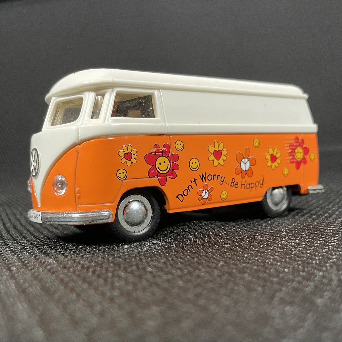 Sunnyside Volkswagen Bus SS5403 Diecast Don't Worry Be Happy Pull