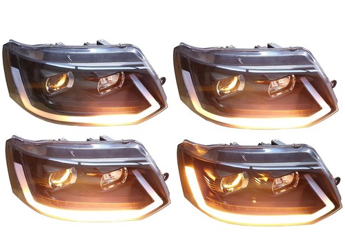 SCHEINWERFER für VW T5 BUS TRANSPORTER MULTIVAN FACELIFT 09-15 LAUFBLINKER JY - Bild 5 von 6