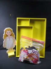 Melissa Doug Princess Elite Magnetic Wood Doll With Box 24 Clothing Items