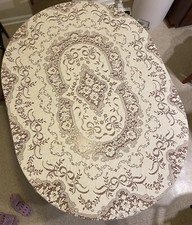 Vintage Crocheted Lace Beautiful Table Cloth