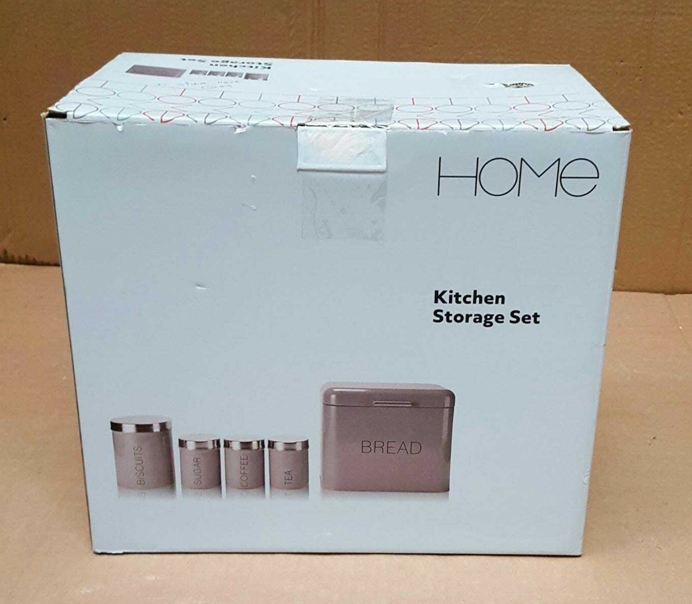 Argos Home 5 Piece Kitchen Storage Set Flint Grey 880/4057 eBay