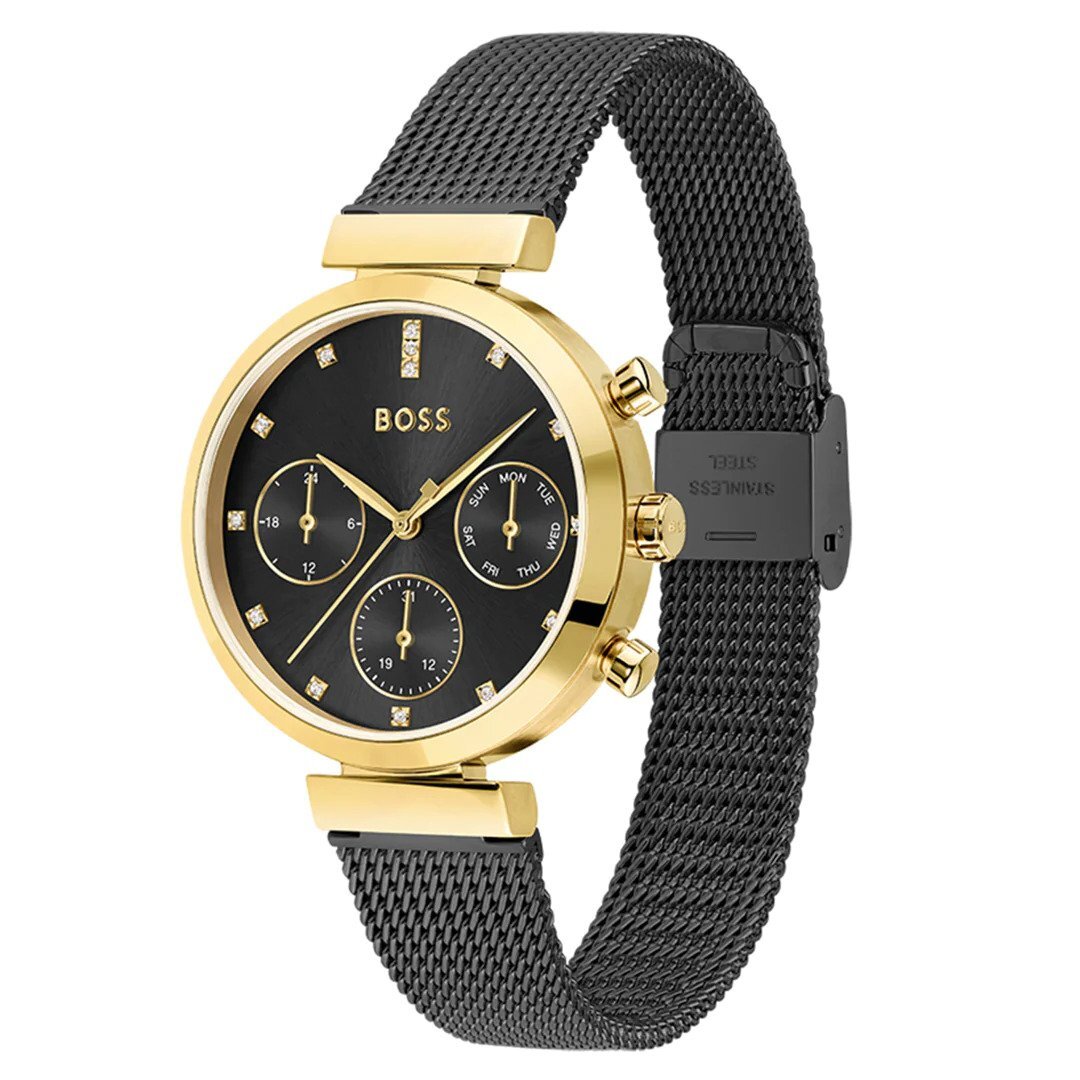 Hugo Boss Black Womens Multi Dial Watch Flawless 1502627 | eBay 