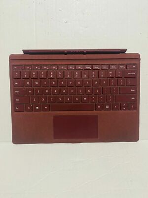 Microsoft Surface Pro 5 6 7 Signature Type Cover 1725 | Burgundy  (NOT WORKING)