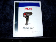 Applied Concepts Stalker Pro II Sports Radar Manual