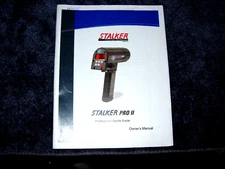 Applied Concepts Stalker Pro II Sports Radar Manual!