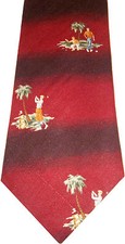 Men's tie, Designer ties Cutter & Buck tie 100% Silk Tie Neck wear Made in USA