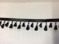 Designer Shaped  Beaded Trim For Curtain Blind Upholstery Braid